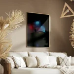 poster homme silhouette porsche salon.webp