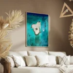 poster ile tropicale turquoise salon.webp