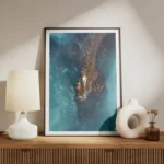 poster ilot marin turquoise meuble.webp