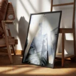 poster immeuble moderne en verre encadre.webp