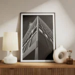 poster immeuble moderne noir et blanc meuble.webp