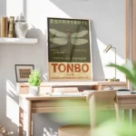 poster insecte libellule bureau.webp