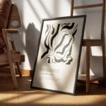 poster inspiration artistique moderne encadre.webp