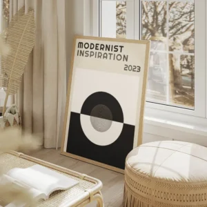 poster inspiration moderniste 2023 salon beige.webp
