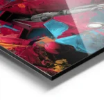 poster iron man street art aluminium.webp