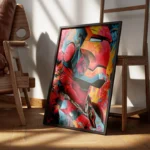 poster iron man street art encadre.webp