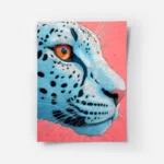 poster jaguar bleu et rose.webp