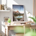 poster lac et montagne bureau.webp