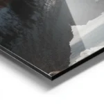 poster lac et montagnes enneigees aluminium.webp