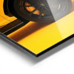 poster lamborghini urus jaune aluminium.webp