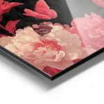 poster leopard noir et rose aluminium.webp