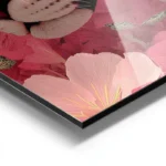 poster leopard rose aluminium.webp