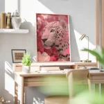 poster leopard rose bureau.webp