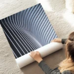 poster lignes curvilignes modernes au sol.webp