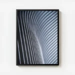 poster lignes curvilignes modernes avec cadre.webp