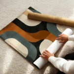 poster lignes geometriques colorees enroule.webp