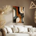 poster lignes geometriques colorees salon.webp