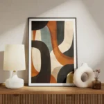 poster lignes geometriques terreuses meuble.webp