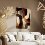poster lignes geometriques terreuses salon.webp