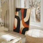 poster lignes geometriques terreuses salon beige.webp