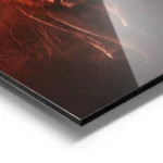 poster lion sombre aluminium.webp