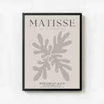 poster matisse abstrait avec cadre.webp