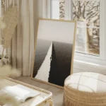 poster mer divisee en deux salon beige.webp