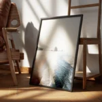 poster mer retronico encadre.webp