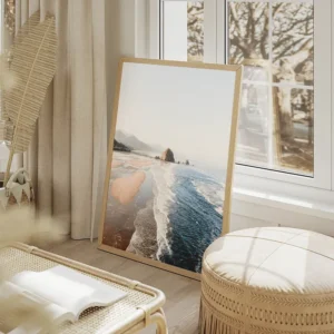 poster mer retronico salon beige.webp