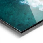 poster mer turquoise aluminium.webp