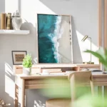 poster mer turquoise bureau.webp