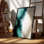 poster mer turquoise encadre.webp