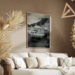 poster mercedes amg gt noir salon.webp