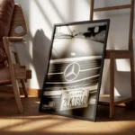 poster mercedes benz classique encadre.webp