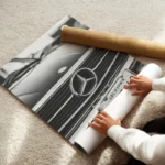 poster mercedes benz classique enroule.webp