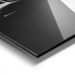 poster mercedes minimaliste noir et blanc aluminium.webp