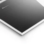 poster mercedes minimaliste noir et blanc lightpanel.webp