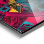 poster messi street art aluminium.webp