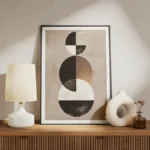 poster midcentury spheres imbriquees meuble.webp