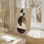 poster midcentury spheres imbriquees salon beige.webp