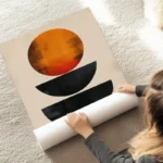 poster minimalisme geometrique au sol.webp
