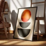 poster minimalisme geometrique encadre.webp