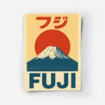 poster mont fuji vintage.webp