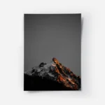 poster montagne au coucher de soleil.webp
