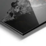 poster montagne au coucher de soleil aluminium.webp