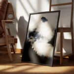 poster montagne embrumee encadre.webp