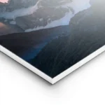 poster montagne enneigee au clair de lune lightpanel.webp
