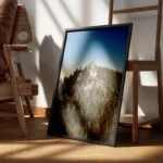 poster montagne et arbres encadre.webp