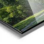 poster montagne et chute d eau aluminium.webp