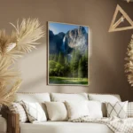 poster montagne et chute d eau salon.webp